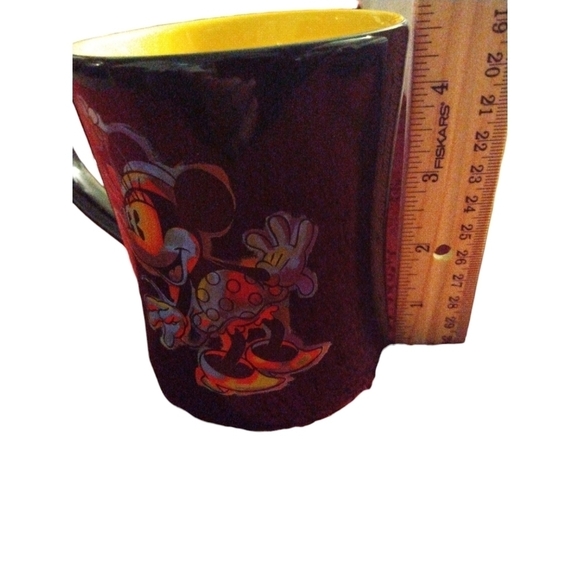 Minnie Mouse Mug Disney Store Black w. Multicolored Dancing Minnie   Collectible - Picture 7 of 8